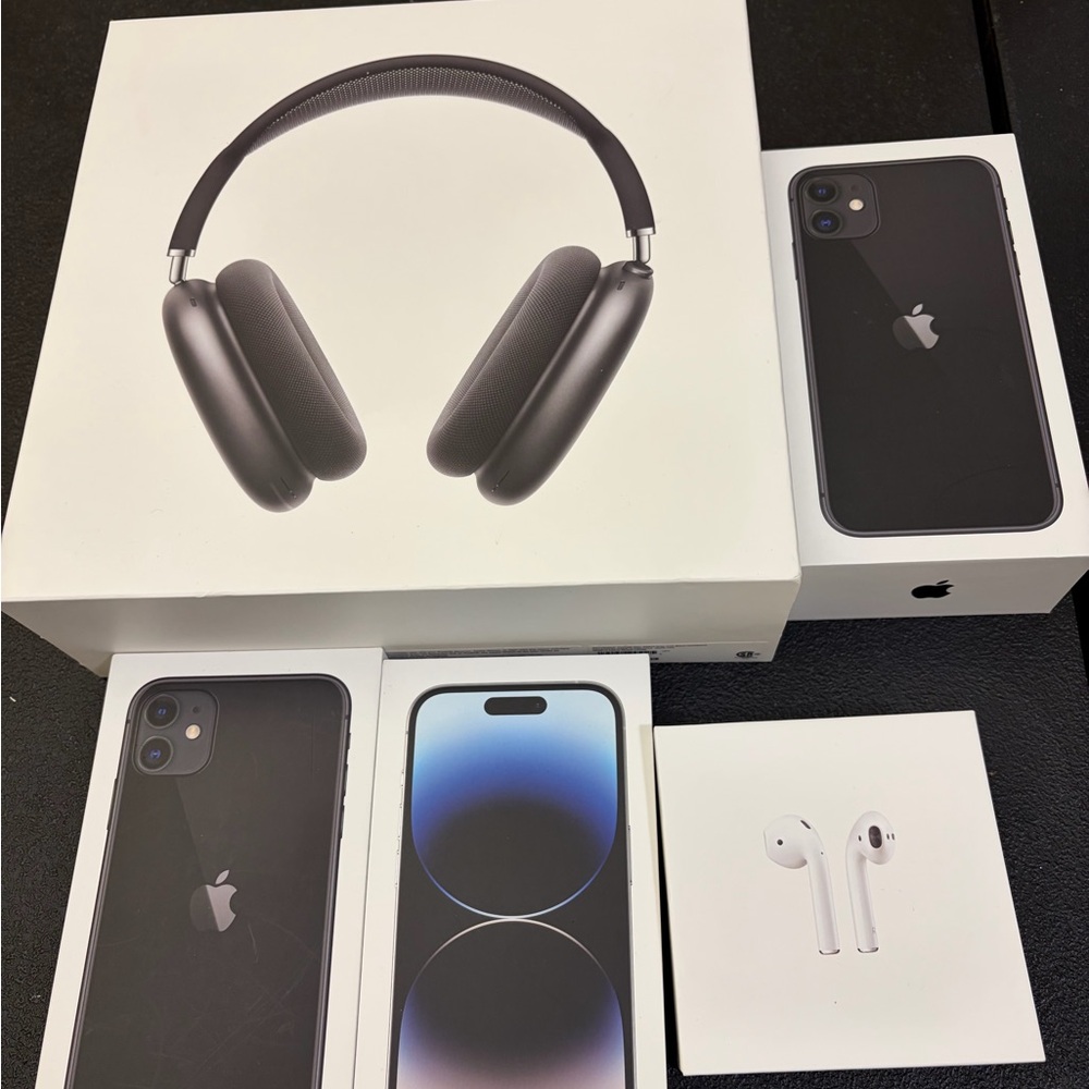Apple iPhone and Accessories Boxes - EMPTY - BOX ONLY